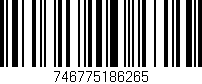 Código de barras (EAN, GTIN, SKU, ISBN): '746775186265'