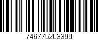 Código de barras (EAN, GTIN, SKU, ISBN): '746775203399'