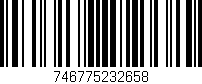Código de barras (EAN, GTIN, SKU, ISBN): '746775232658'