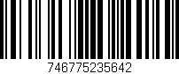 Código de barras (EAN, GTIN, SKU, ISBN): '746775235642'