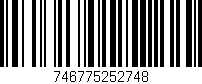 Código de barras (EAN, GTIN, SKU, ISBN): '746775252748'