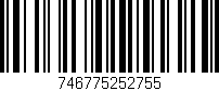 Código de barras (EAN, GTIN, SKU, ISBN): '746775252755'