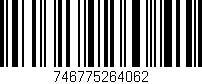 Código de barras (EAN, GTIN, SKU, ISBN): '746775264062'