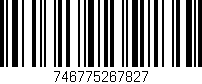 Código de barras (EAN, GTIN, SKU, ISBN): '746775267827'
