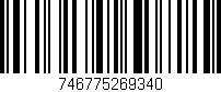 Código de barras (EAN, GTIN, SKU, ISBN): '746775269340'