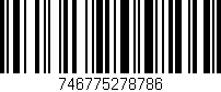 Código de barras (EAN, GTIN, SKU, ISBN): '746775278786'
