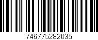 Código de barras (EAN, GTIN, SKU, ISBN): '746775282035'