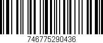 Código de barras (EAN, GTIN, SKU, ISBN): '746775290436'