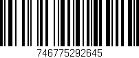 Código de barras (EAN, GTIN, SKU, ISBN): '746775292645'