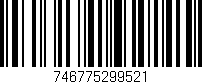 Código de barras (EAN, GTIN, SKU, ISBN): '746775299521'
