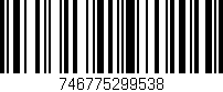 Código de barras (EAN, GTIN, SKU, ISBN): '746775299538'