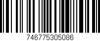 Código de barras (EAN, GTIN, SKU, ISBN): '746775305086'