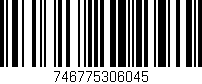 Código de barras (EAN, GTIN, SKU, ISBN): '746775306045'