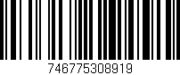 Código de barras (EAN, GTIN, SKU, ISBN): '746775308919'