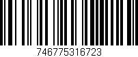 Código de barras (EAN, GTIN, SKU, ISBN): '746775316723'