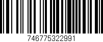 Código de barras (EAN, GTIN, SKU, ISBN): '746775322991'