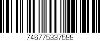 Código de barras (EAN, GTIN, SKU, ISBN): '746775337599'
