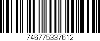 Código de barras (EAN, GTIN, SKU, ISBN): '746775337612'