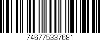 Código de barras (EAN, GTIN, SKU, ISBN): '746775337681'