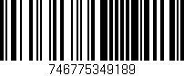 Código de barras (EAN, GTIN, SKU, ISBN): '746775349189'