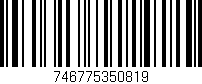 Código de barras (EAN, GTIN, SKU, ISBN): '746775350819'