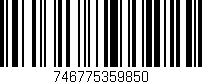 Código de barras (EAN, GTIN, SKU, ISBN): '746775359850'