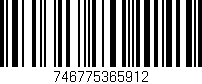 Código de barras (EAN, GTIN, SKU, ISBN): '746775365912'