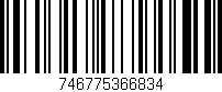 Código de barras (EAN, GTIN, SKU, ISBN): '746775366834'