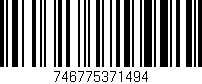 Código de barras (EAN, GTIN, SKU, ISBN): '746775371494'