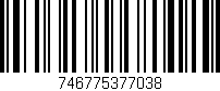 Código de barras (EAN, GTIN, SKU, ISBN): '746775377038'