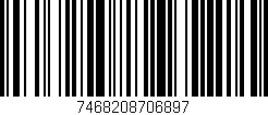 Código de barras (EAN, GTIN, SKU, ISBN): '7468208706897'