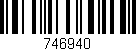 Código de barras (EAN, GTIN, SKU, ISBN): '746940'