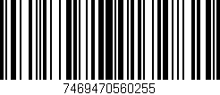 Código de barras (EAN, GTIN, SKU, ISBN): '7469470560255'