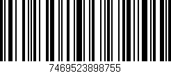 Código de barras (EAN, GTIN, SKU, ISBN): '7469523898755'