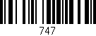 Código de barras (EAN, GTIN, SKU, ISBN): '747'