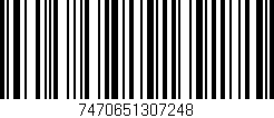 Código de barras (EAN, GTIN, SKU, ISBN): '7470651307248'