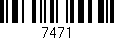 Código de barras (EAN, GTIN, SKU, ISBN): '7471'