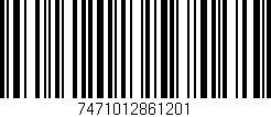 Código de barras (EAN, GTIN, SKU, ISBN): '7471012861201'