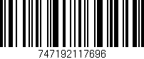 Código de barras (EAN, GTIN, SKU, ISBN): '747192117696'