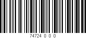 Código de barras (EAN, GTIN, SKU, ISBN): '74724_0_0_0'