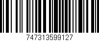 Código de barras (EAN, GTIN, SKU, ISBN): '747313599127'