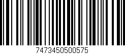 Código de barras (EAN, GTIN, SKU, ISBN): '7473450500575'