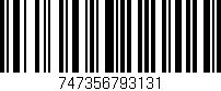 Código de barras (EAN, GTIN, SKU, ISBN): '747356793131'