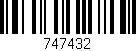 Código de barras (EAN, GTIN, SKU, ISBN): '747432'