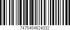 Código de barras (EAN, GTIN, SKU, ISBN): '7475464624032'