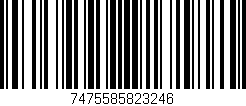 Código de barras (EAN, GTIN, SKU, ISBN): '7475585823246'