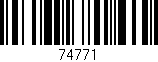 Código de barras (EAN, GTIN, SKU, ISBN): '74771'