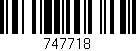 Código de barras (EAN, GTIN, SKU, ISBN): '747718'