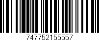Código de barras (EAN, GTIN, SKU, ISBN): '747752155557'