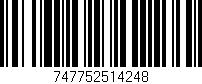 Código de barras (EAN, GTIN, SKU, ISBN): '747752514248'